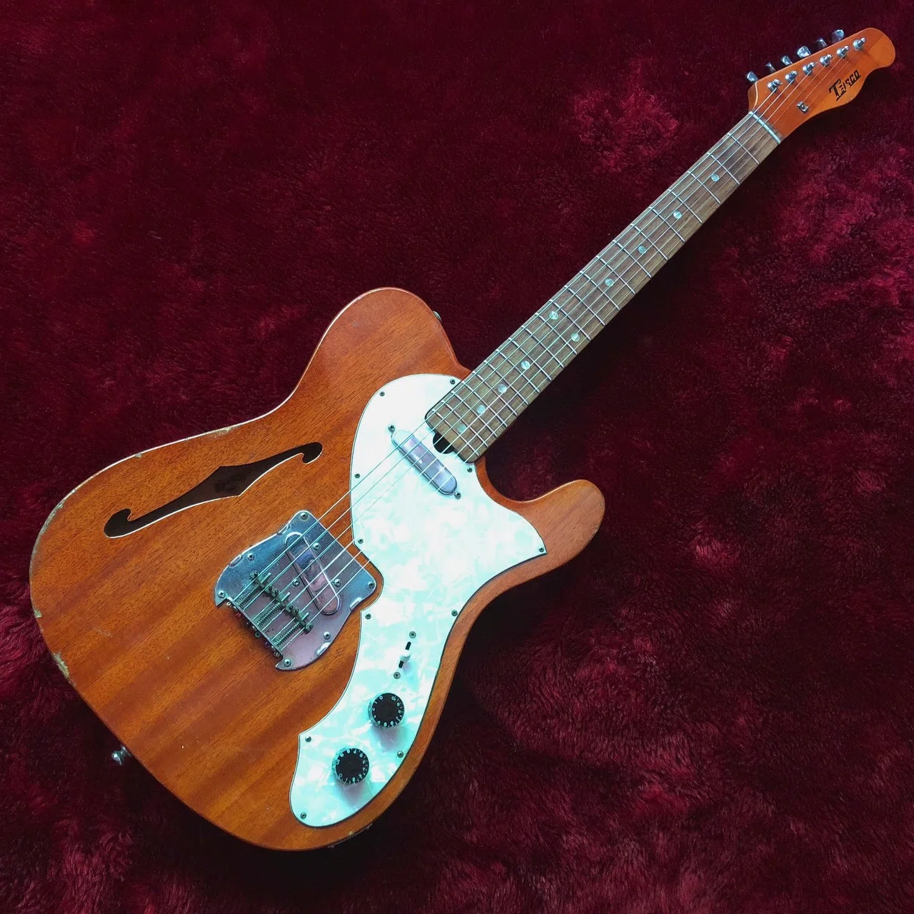 teisco TE440 telecaster thinline 1970年代 調整済み teisco TE440 telecaster thinline 1970年代 調整済み