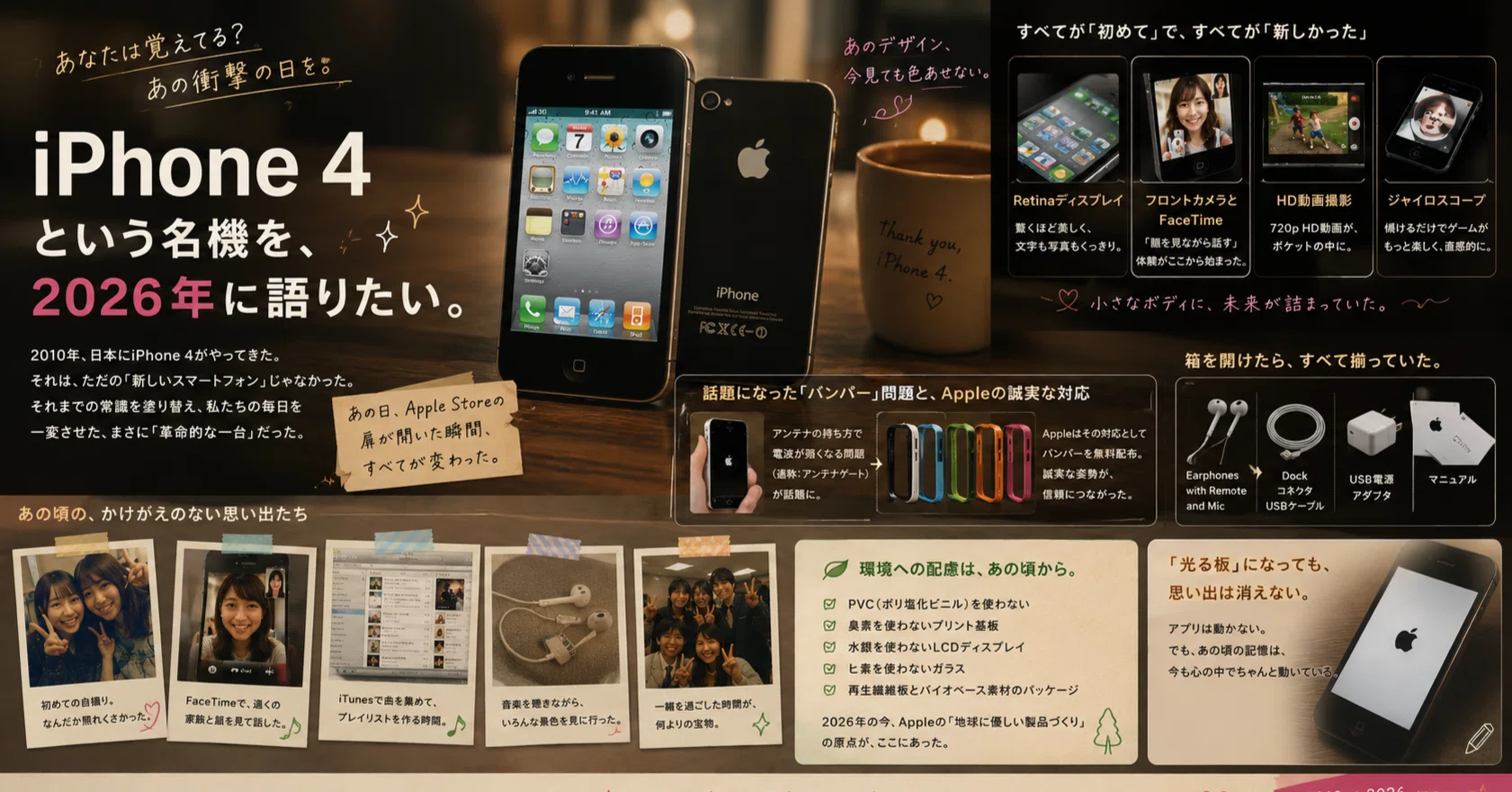 📱 iPhone 4という名機を、2026年に語りたい。あなたは覚えてる？あの