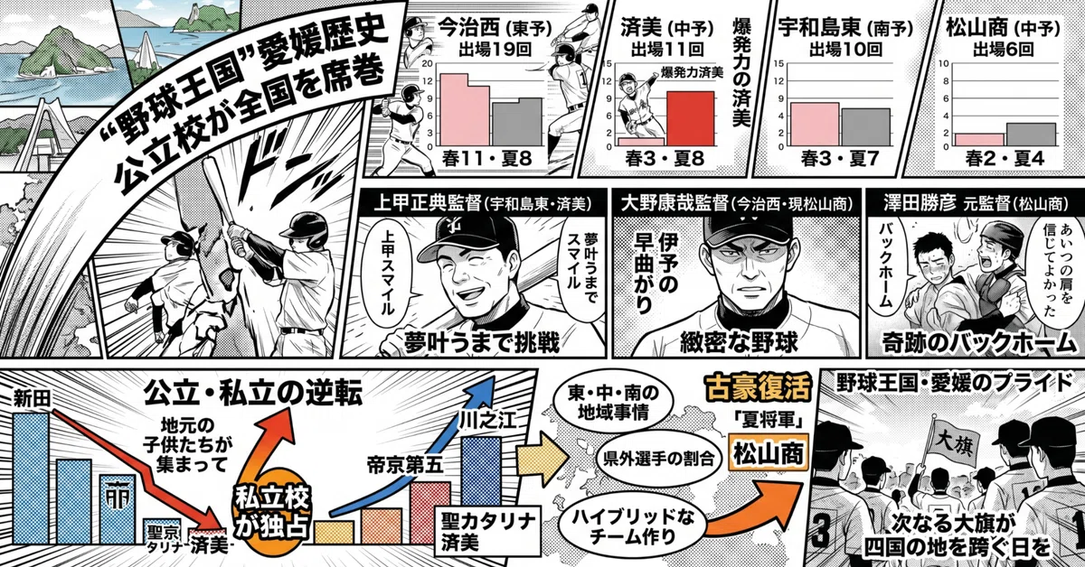 愛媛県の高校野球1990-2025｜野球好きの肉屋・高橋