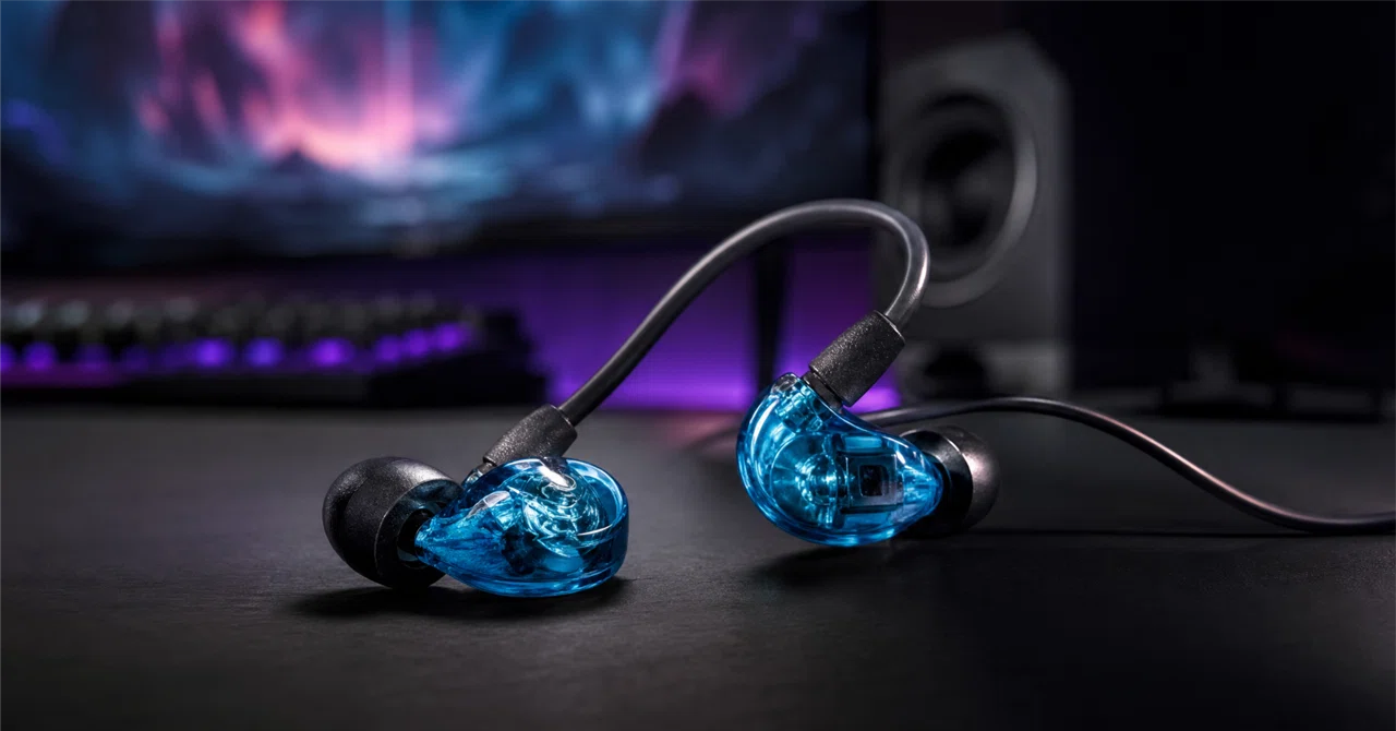 見た目で選ぶ有線イヤホン──SHURE AONIC 215 ブルーが21%オフ｜nanontil