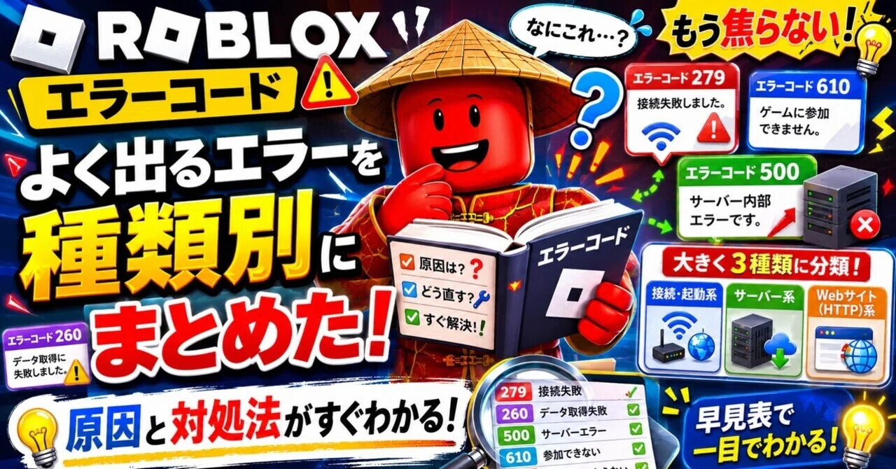 [Definitive Guide] Complete Summary of Roblox Error Codes | Causes and ...