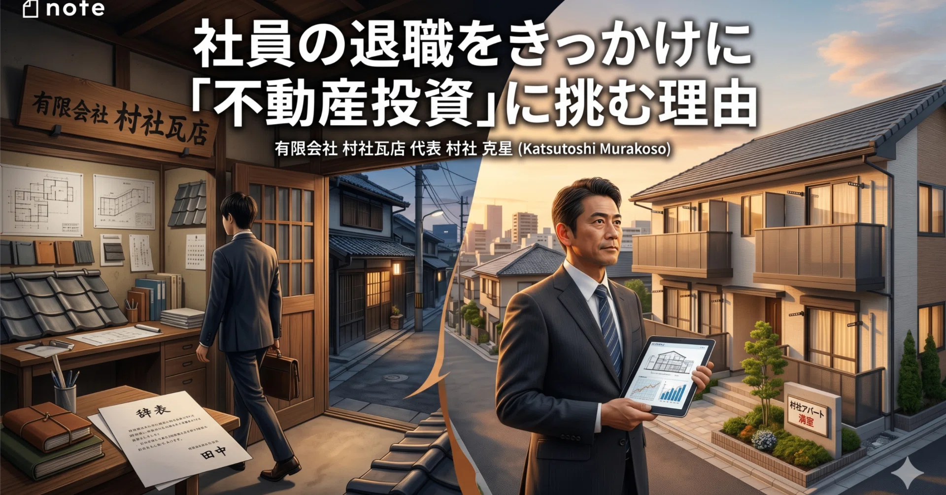 社員の退職をきっかけに「不動産投資」に挑む理由｜村社瓦店