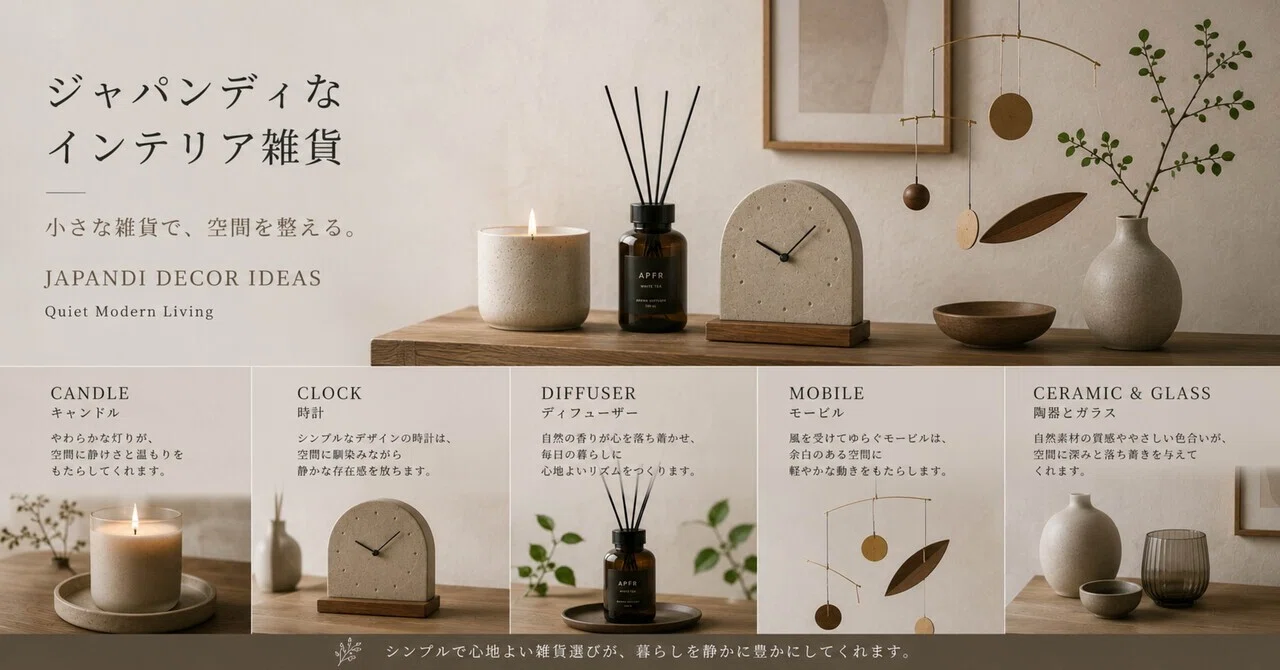Japandi Decor Ideas｜ジャパンディなインテリア雑貨｜nagi iro