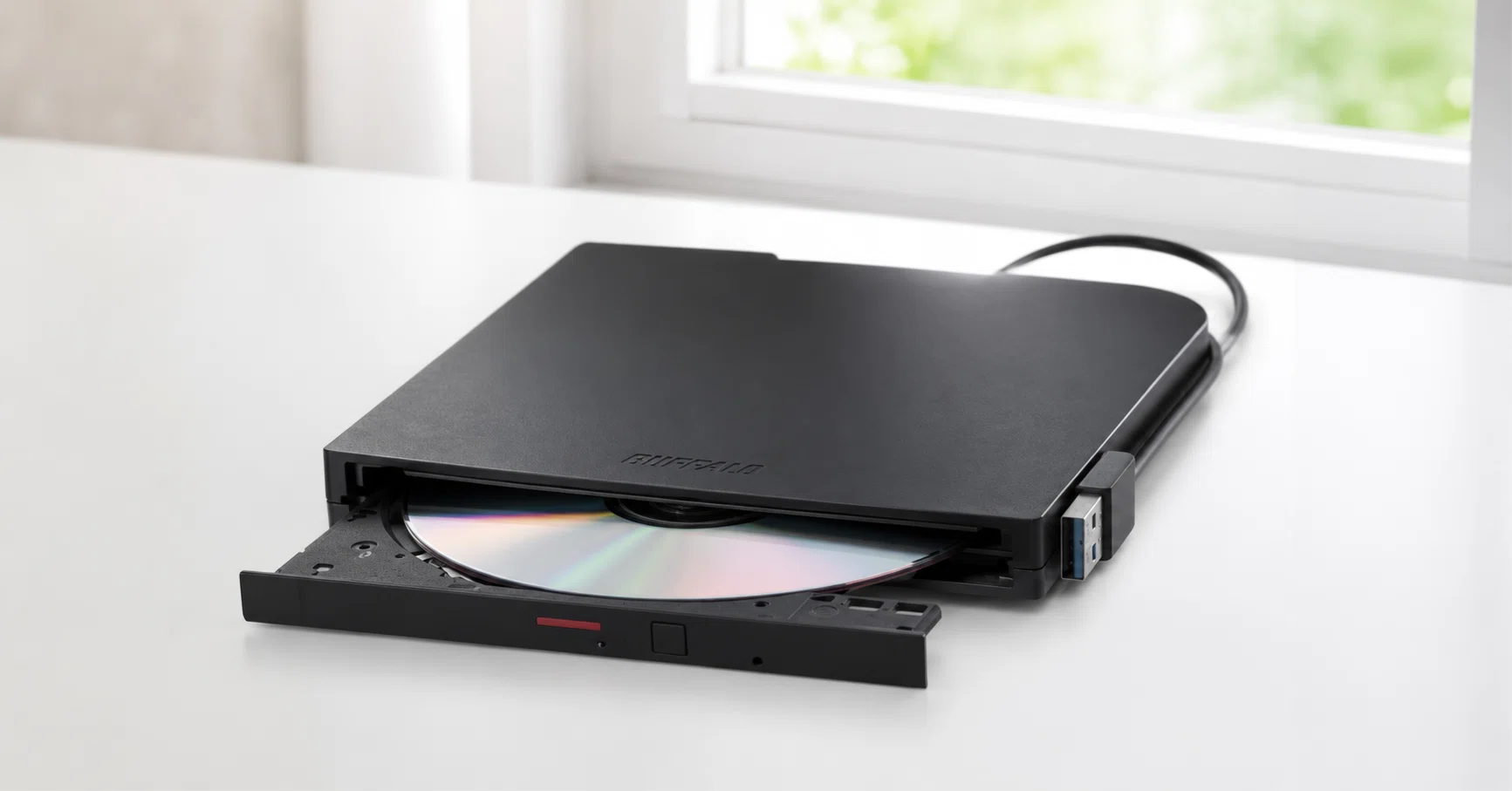 ラクレコ　buffalo dvd cd プレーヤー バッファロー ラクレコ+でスマホからDVD再生・CD取り込みができる