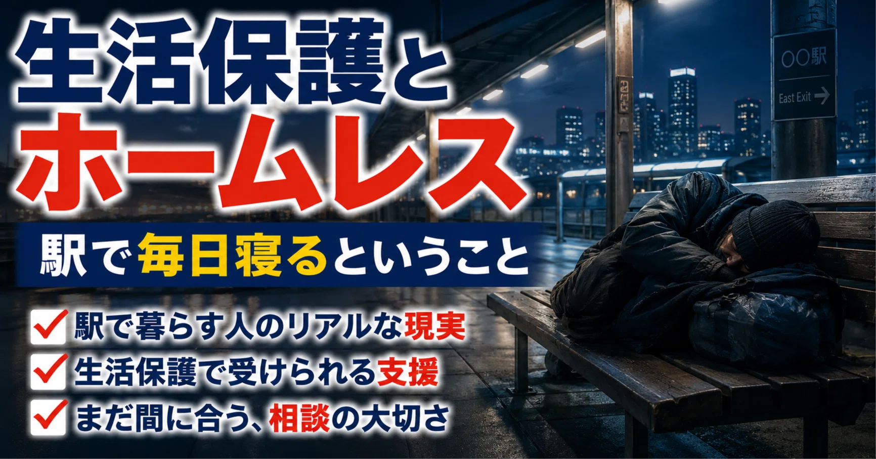 ホームレス 生活 保護
