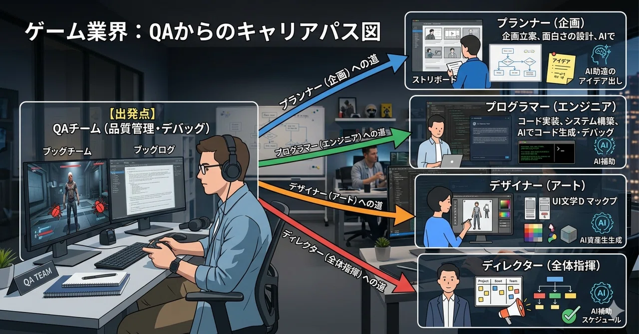 【QA歴12年の回顧録】ゲーム業界への入り口と、生き残るための生存戦略｜Khiro@発達障害の娘とQAの僕
