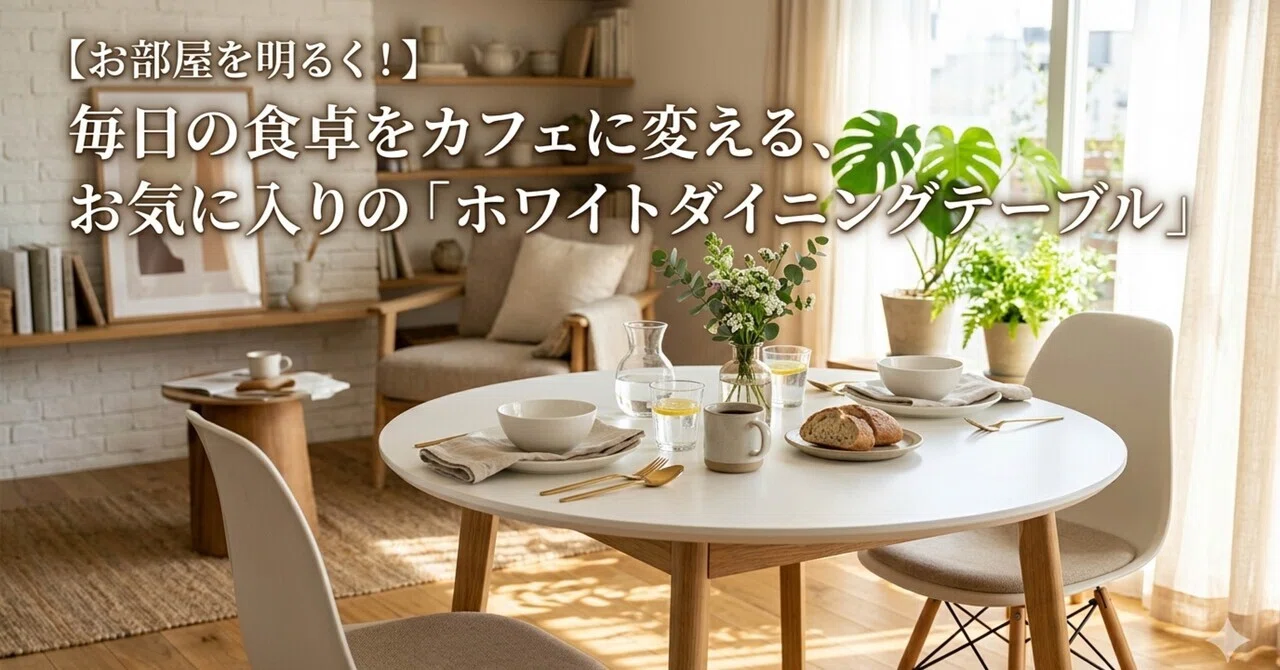 お部屋を明るく！】毎日の食卓をカフェに変える、お気に入りの 