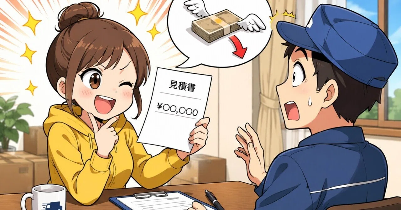 引越し業者に値引きしてもらうための「言い方」まとめ｜ももくん