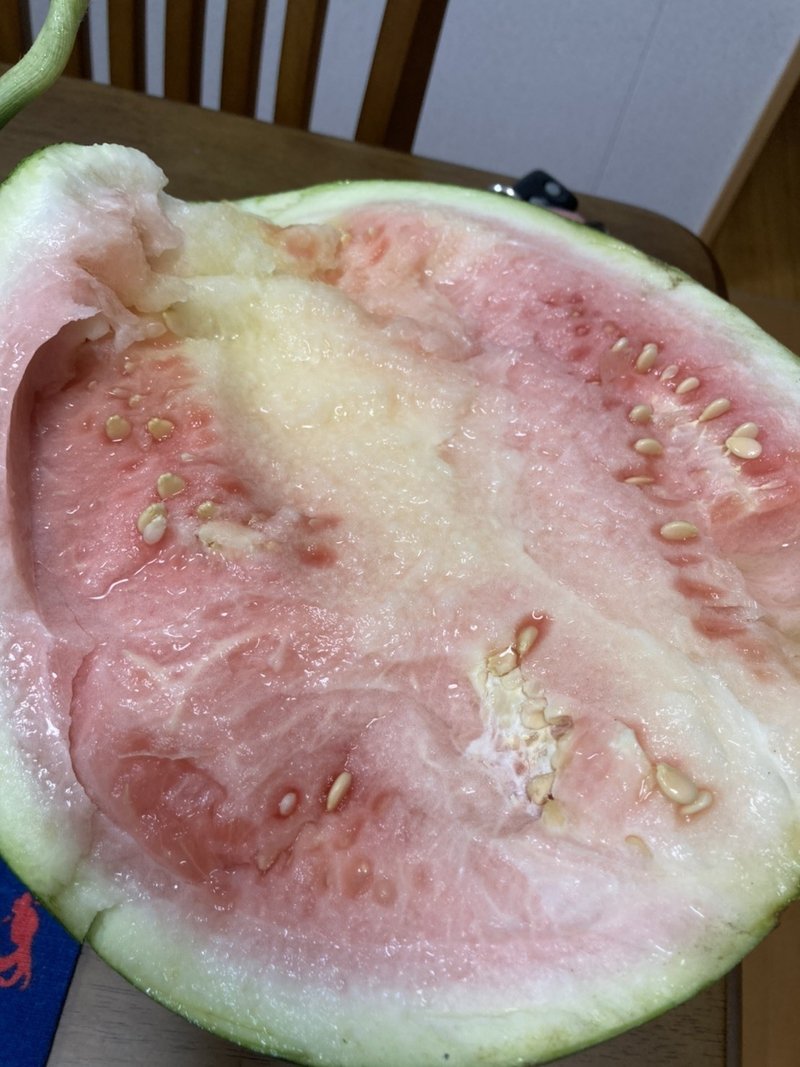 甘くないスイカの食べ方 えみこふたり田舎暮らし Note