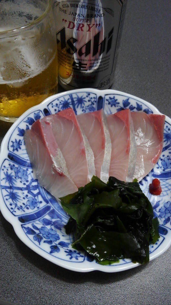 カンパチを塩でしめてみた 伊豆平成 Note