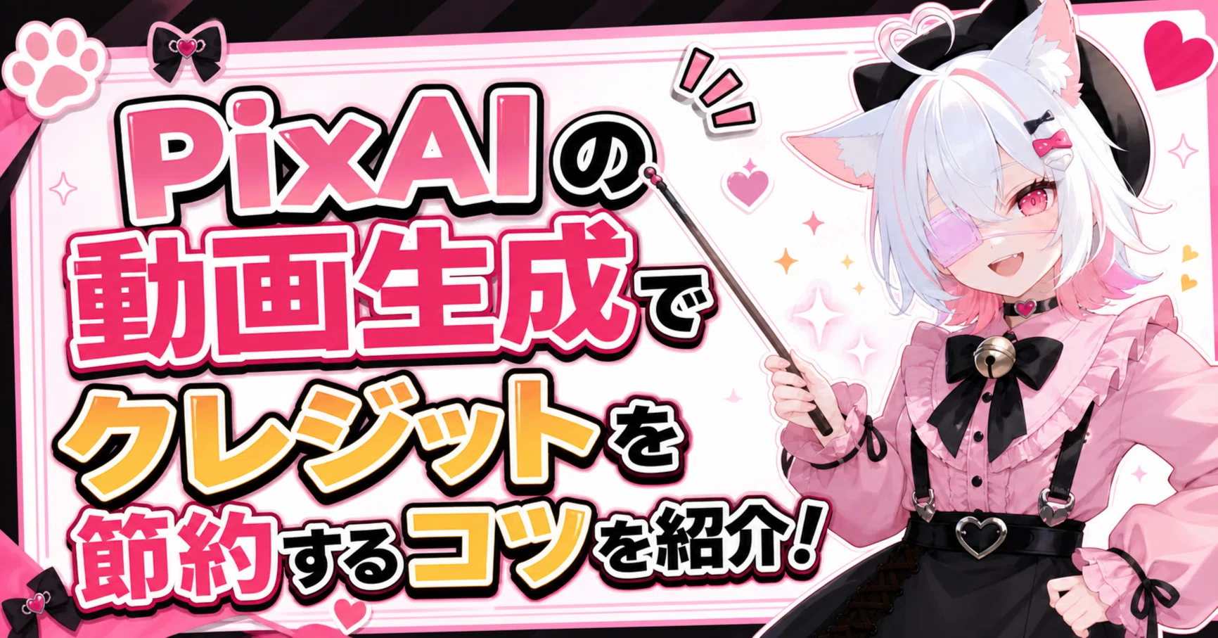 PixAIの動画生成でクレジットを節約するコツ！4ステップでやり方を紹介
