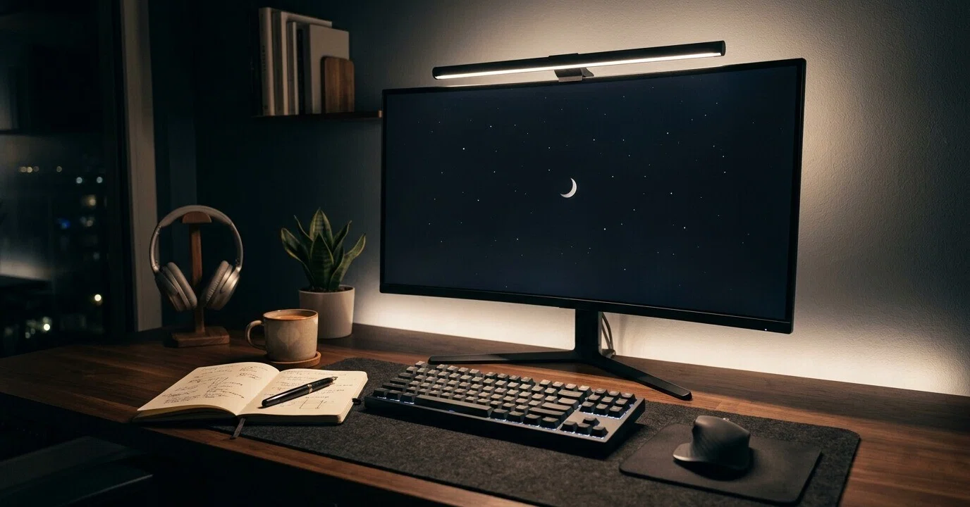 BenQ ScreenBar Halo 2（モニターライト）は必要？初代との違いと設置 