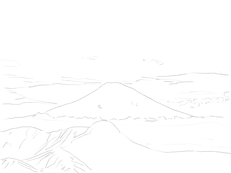 デジタルで富士を描く 陸河童 Note デジタルで富士を描く 陸河童 Note