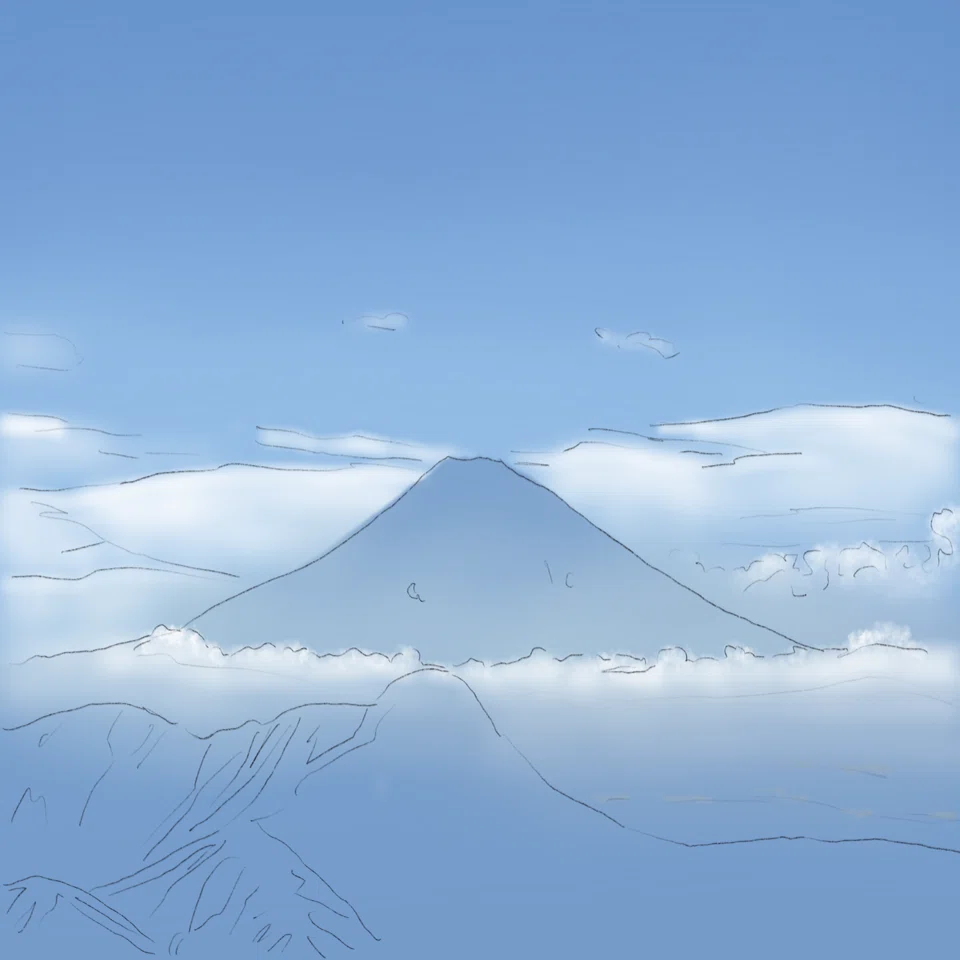 デジタルで富士を描く｜陸河童