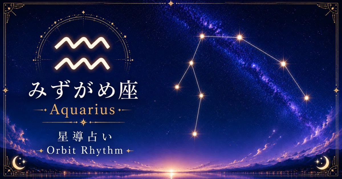 Orbit Note June 2026: Star Guidance for Aquarius|星導占い☆Orbit Rhythm