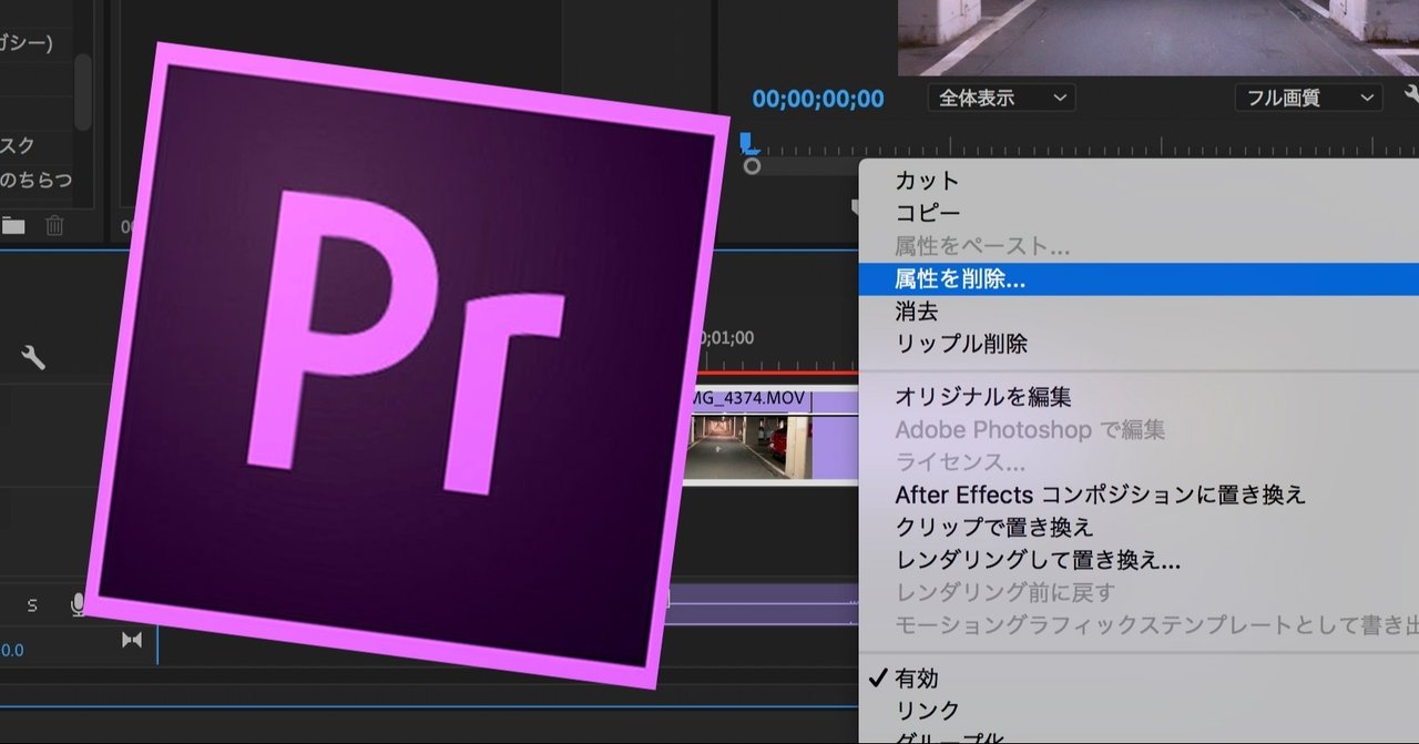 Adobeのサイトに載ってます Premiere Proでエフェクトの一括削除の方法 ちゃんと公式を見よう Doom Note