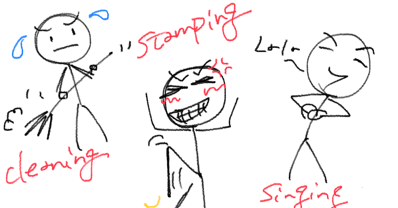 地団駄を踏んでいる は英語で Stamping One S Feet あべっくもわ Note