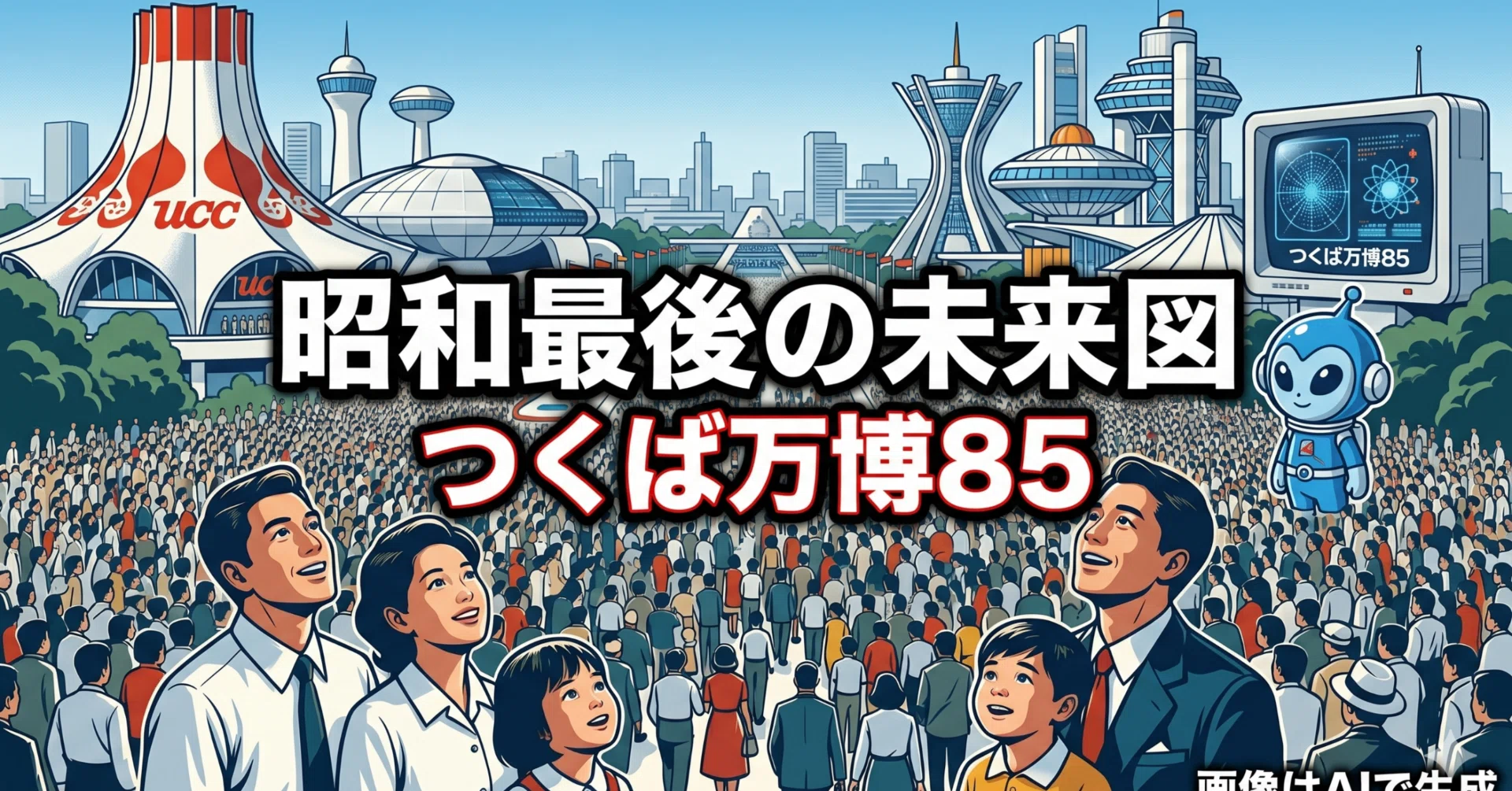 🚀1985年つくば科学万博——昭和最後の未来図はなぜ色あせたか【過去万博