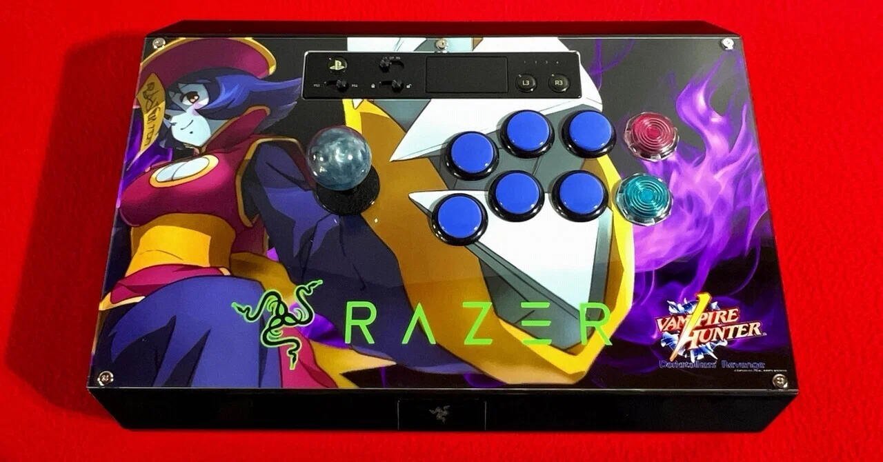 Razer Panthera　アケコン　カスタム レイレイちゃん仕様のアケコンをんほる｜焼鳥