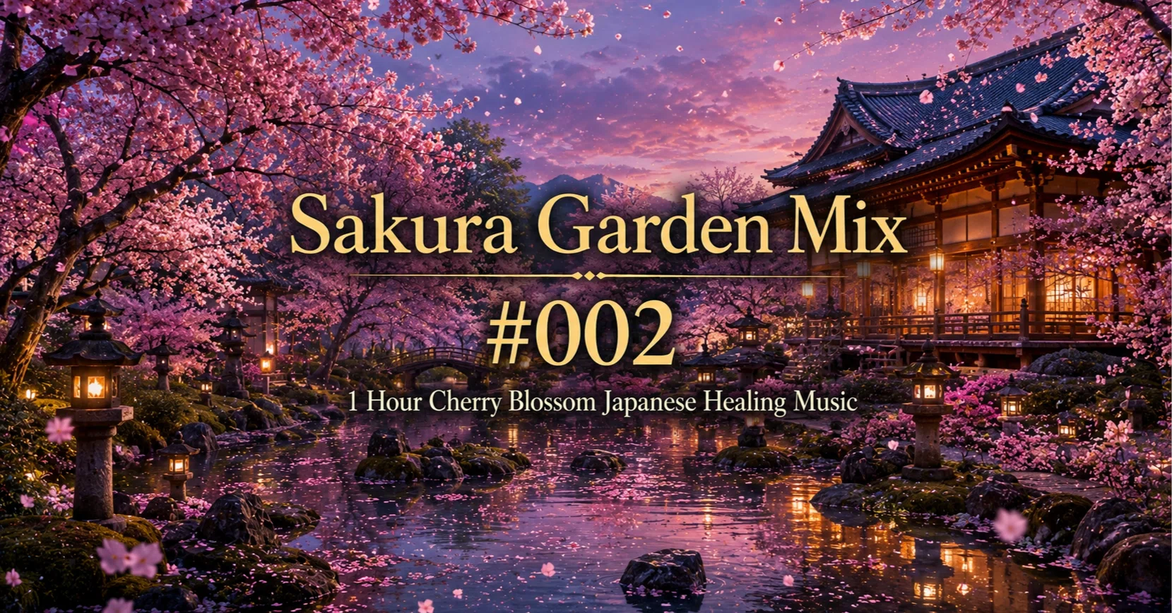 🌸 Sakura Garden Mix #002 | 1 Hour Cherry Blossom Japanese Healing