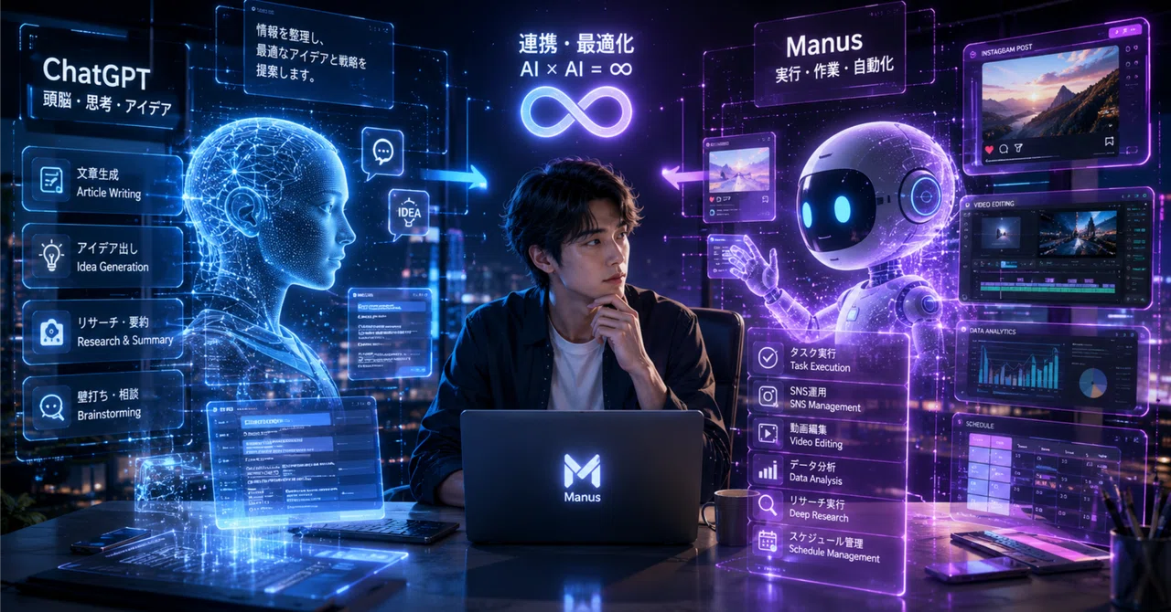 AIに仕事を任せる時代」が始まった。Manusがヤバい理由を、初心者向けに分かりやすく解説します。