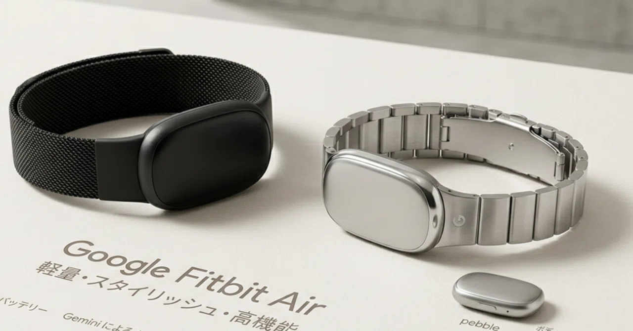 google FitBit air スマートバンド 画面のないスマートバンド、Google Fitbit Airが日本上陸｜Luck Premier