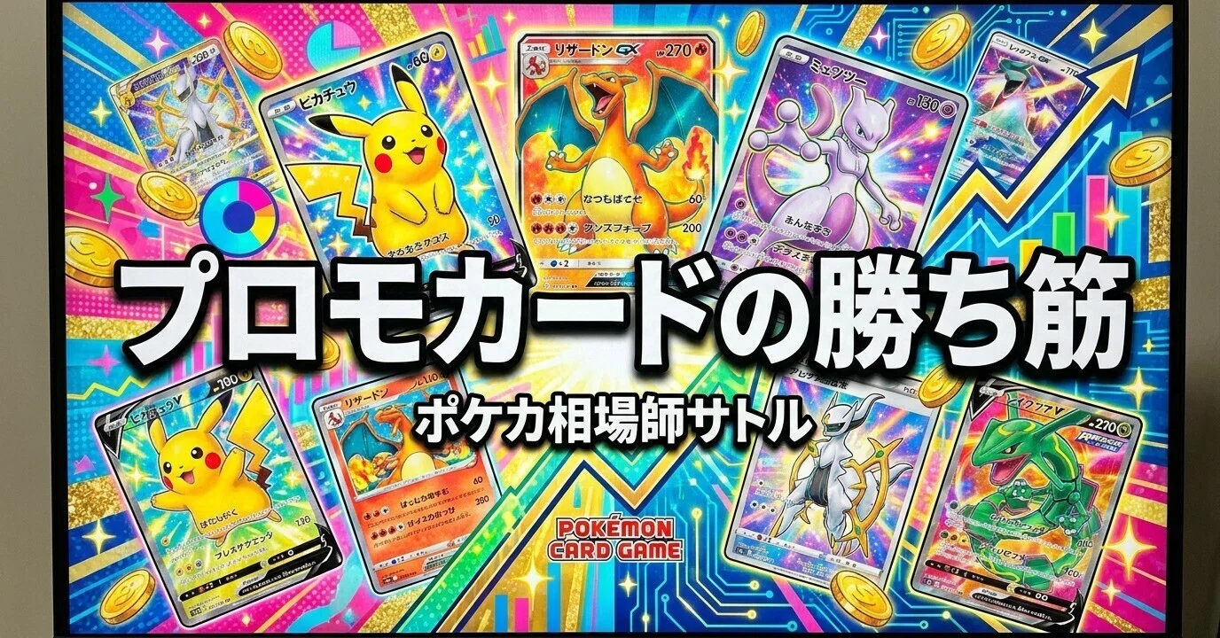 ポケカ プロモカード｜配布枚数100枚以下の銘柄が30周年で動く理由