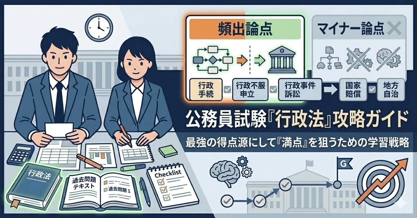 完全版】公務員試験「行政法」攻略ガイド：最強の得点源にして「満点