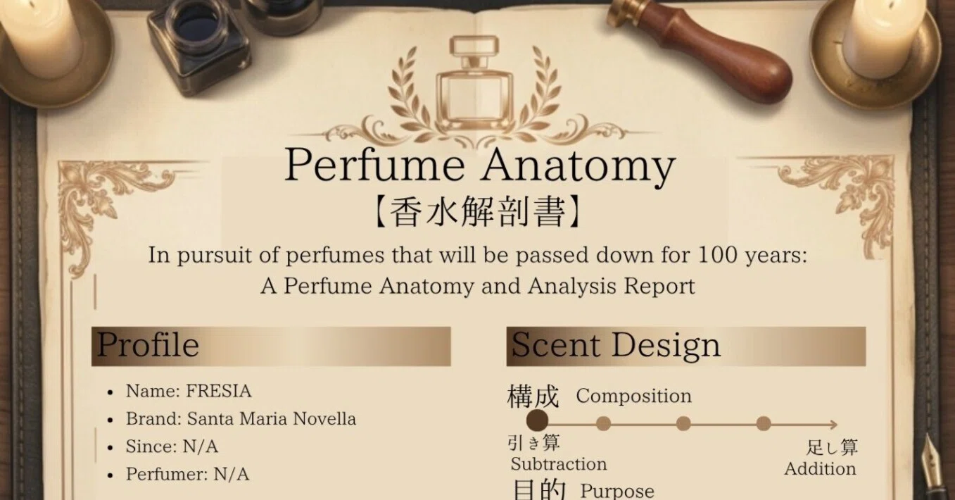 香水レビュー】FRESIA / Santa Maria Novella（フリージア / サンタ 