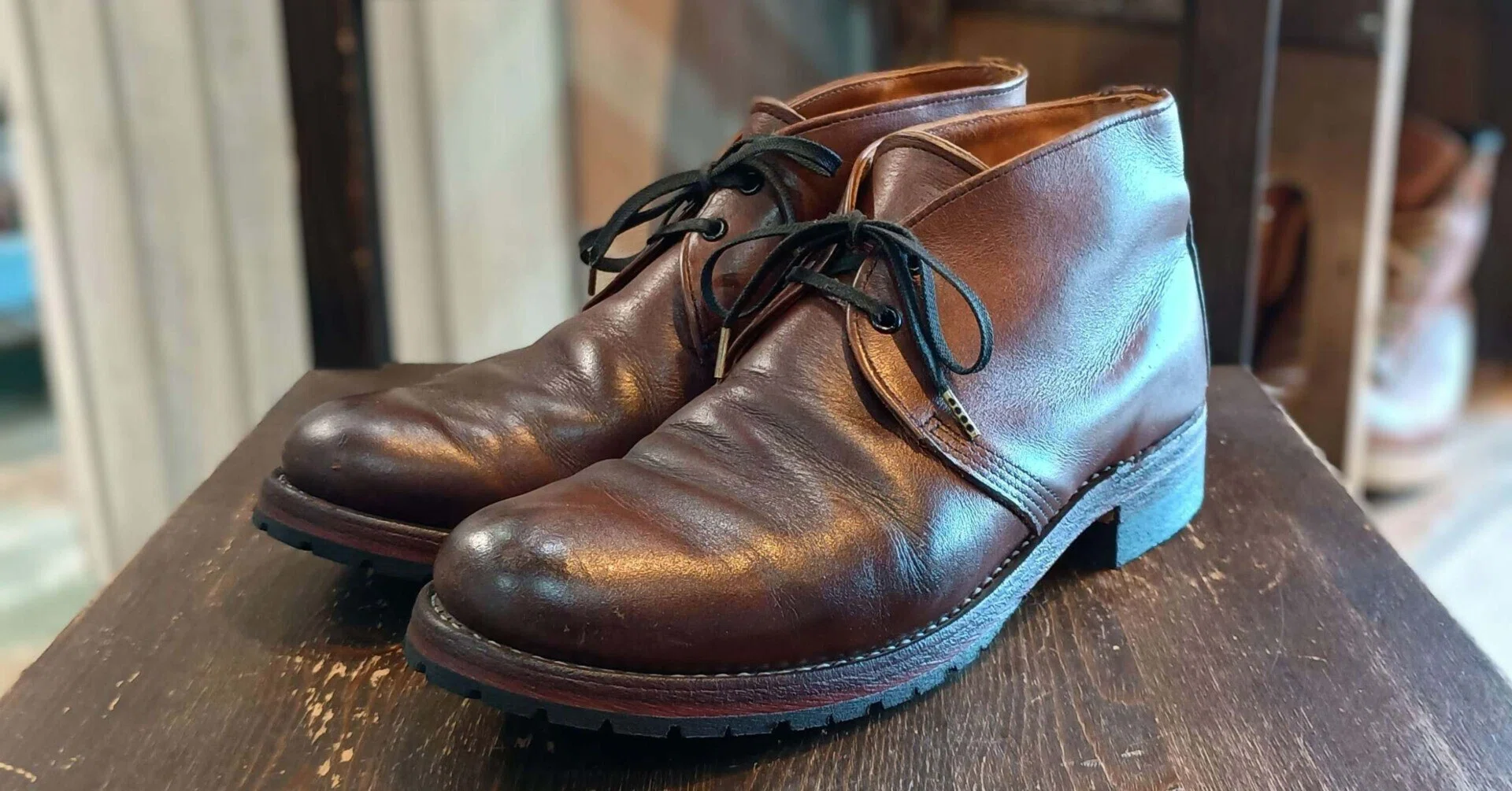 リソール/ソールカスタム】RED WING Beckman Chukka+vibram#2333Ʈ