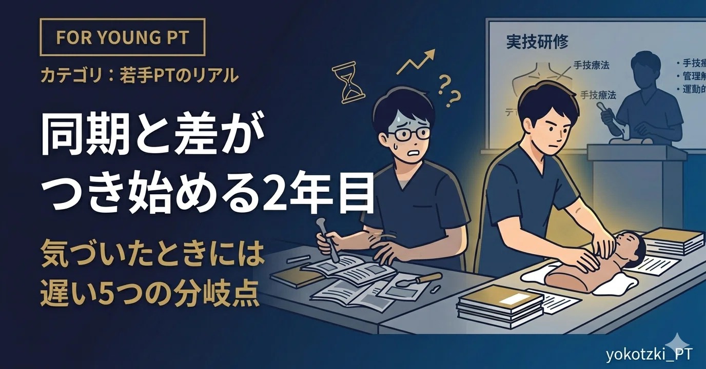 同期と差がつき始める2年目——気づいたときには遅い5つの分岐点