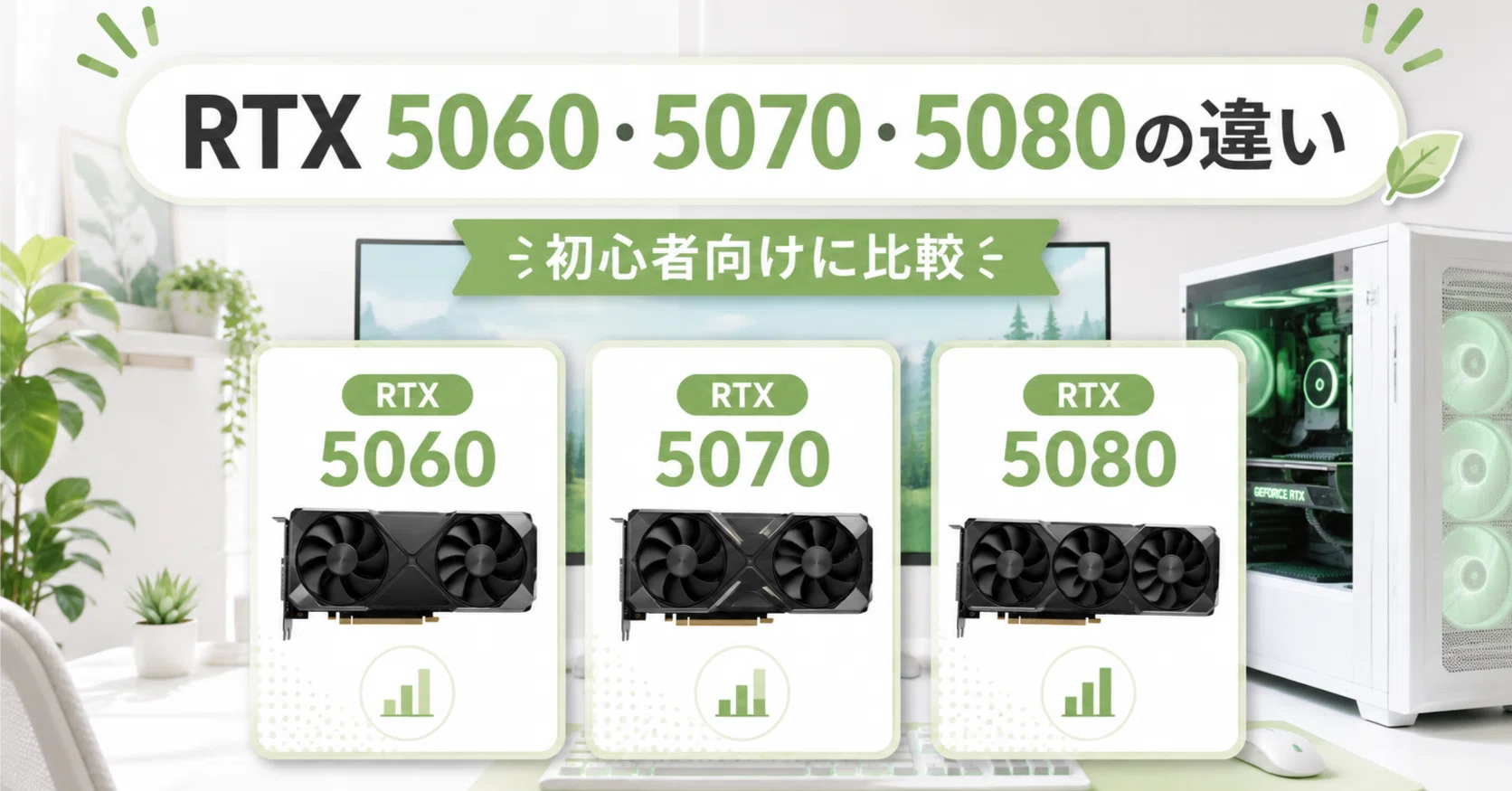 リミテッドエディション1 フルコンプ 比較的美品 RTX 5060と5070・5080の違いを比較！ゲーミングPC初心者はどれを選ぶ