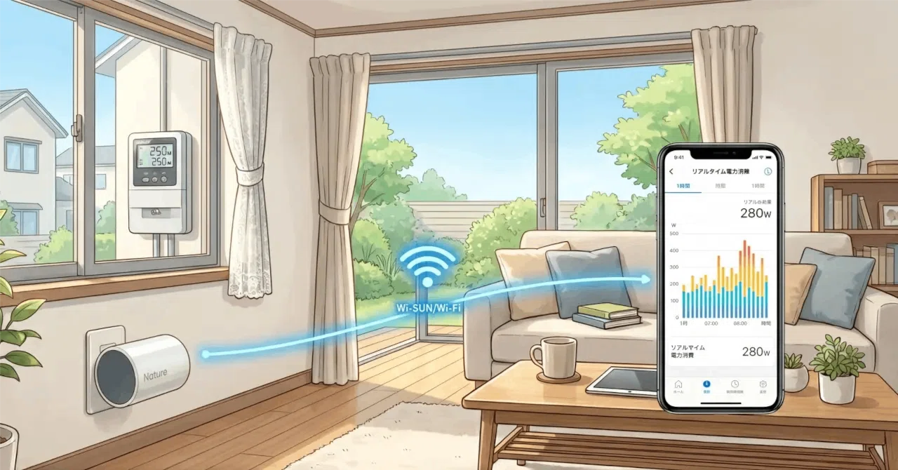 電力データを自分で取得したかった。Nature Remo E liteを導入するまで
