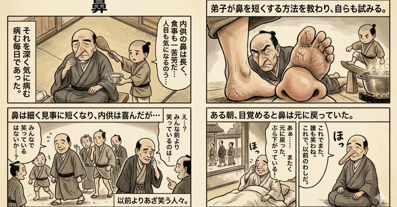 JSONで『羅生門』を記述してください｜小林十之助