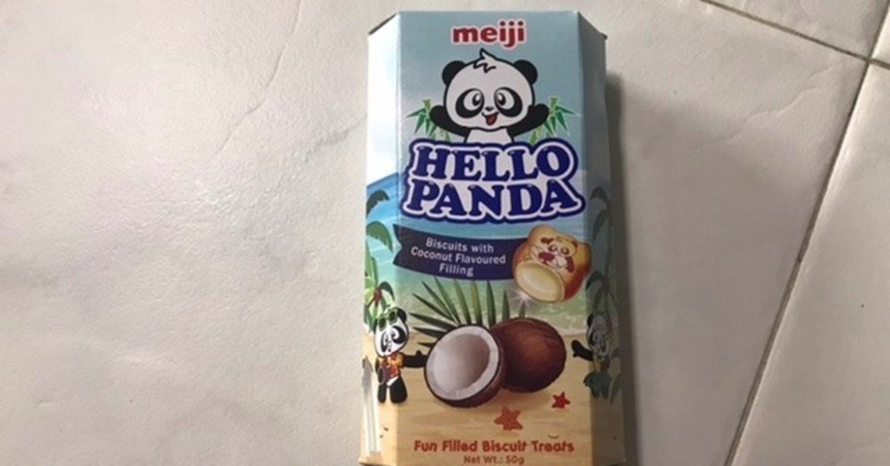 明治ハローパンダ Meiji Hello Panda ココナツ味 そばかす Note
