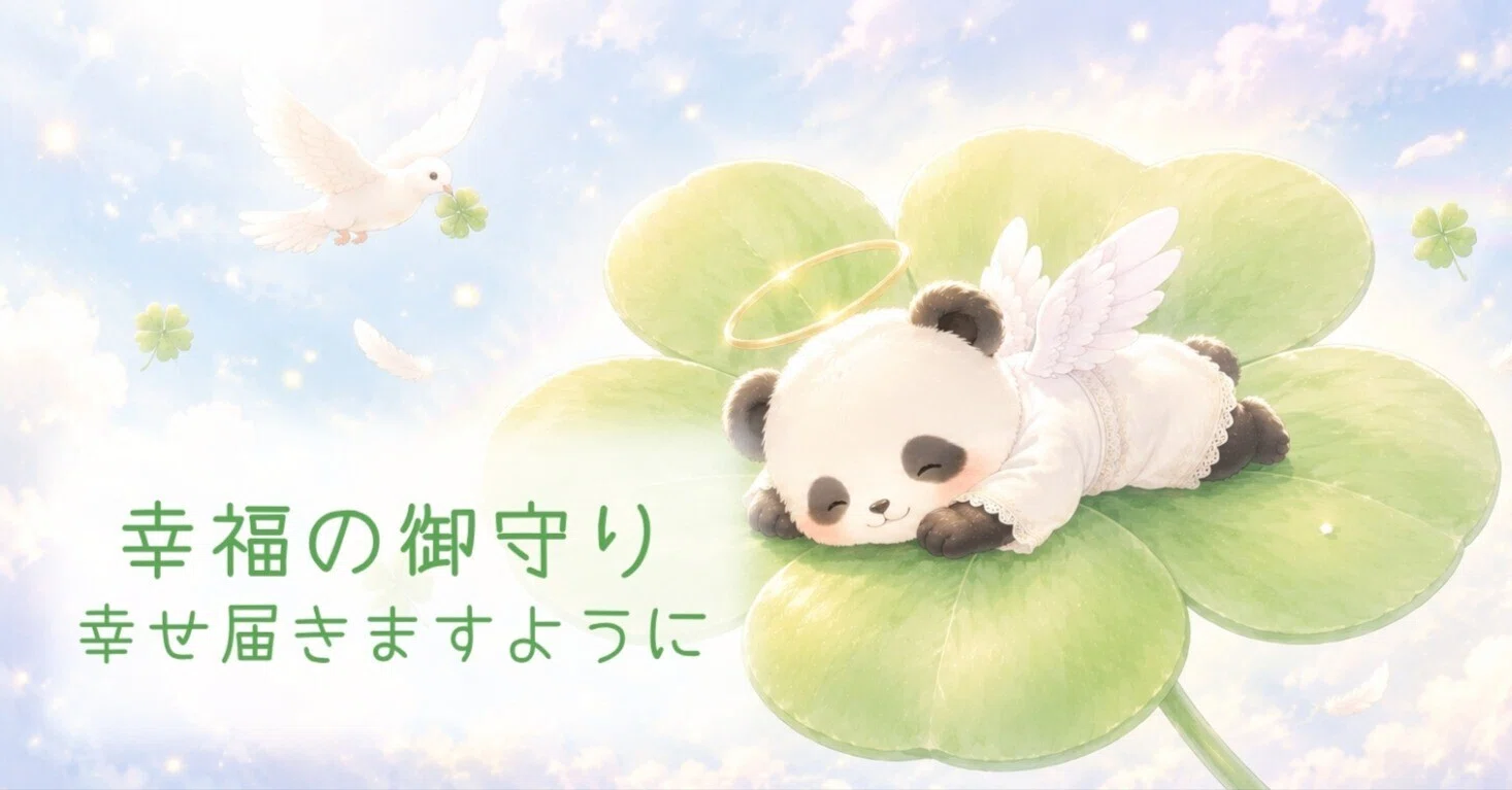 幸福の御守り｜ぱんこ🐼