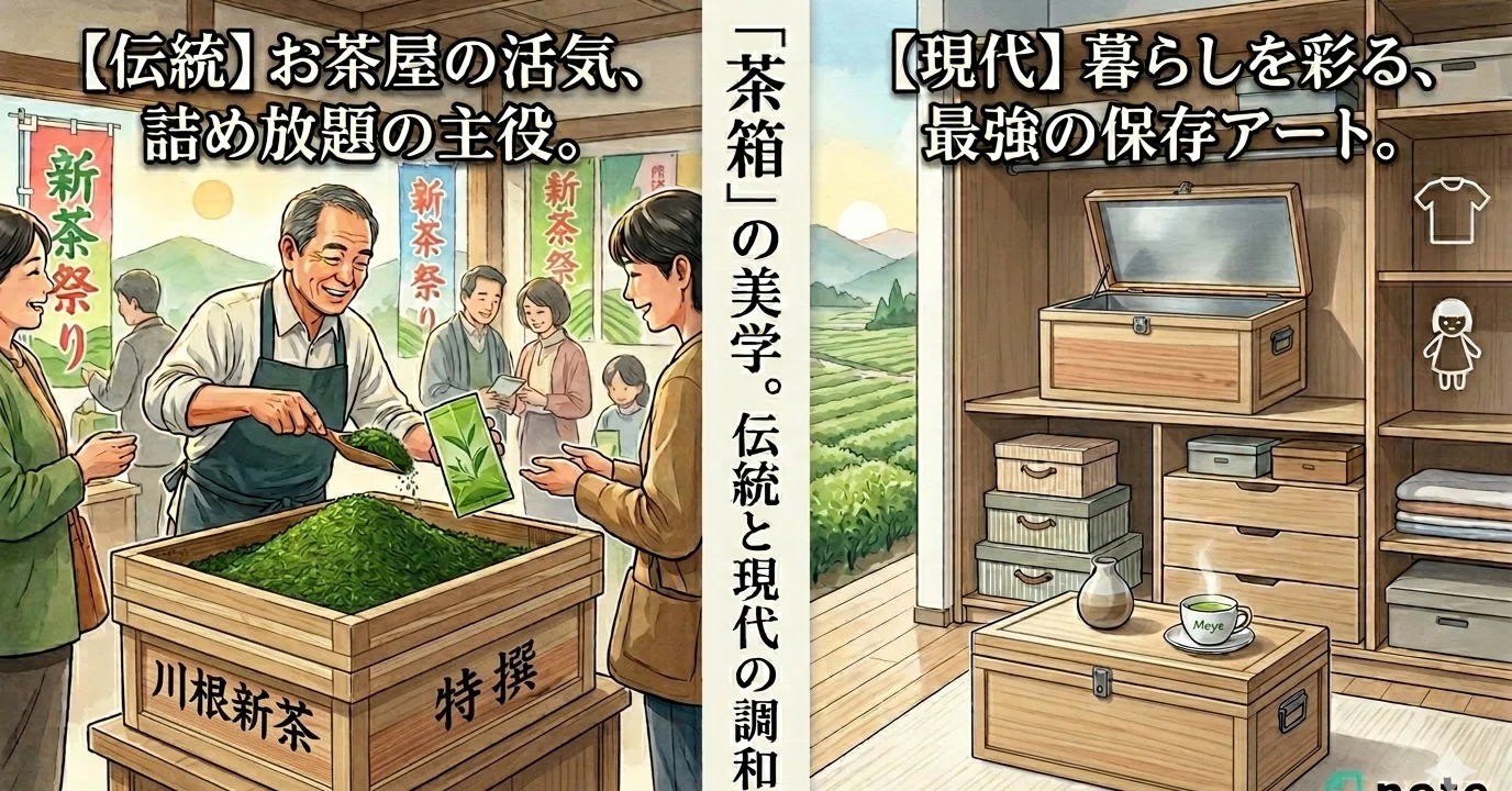 ただの収納ケースじゃない。20年お茶と歩んだ私が惚れ込む「茶箱」の 