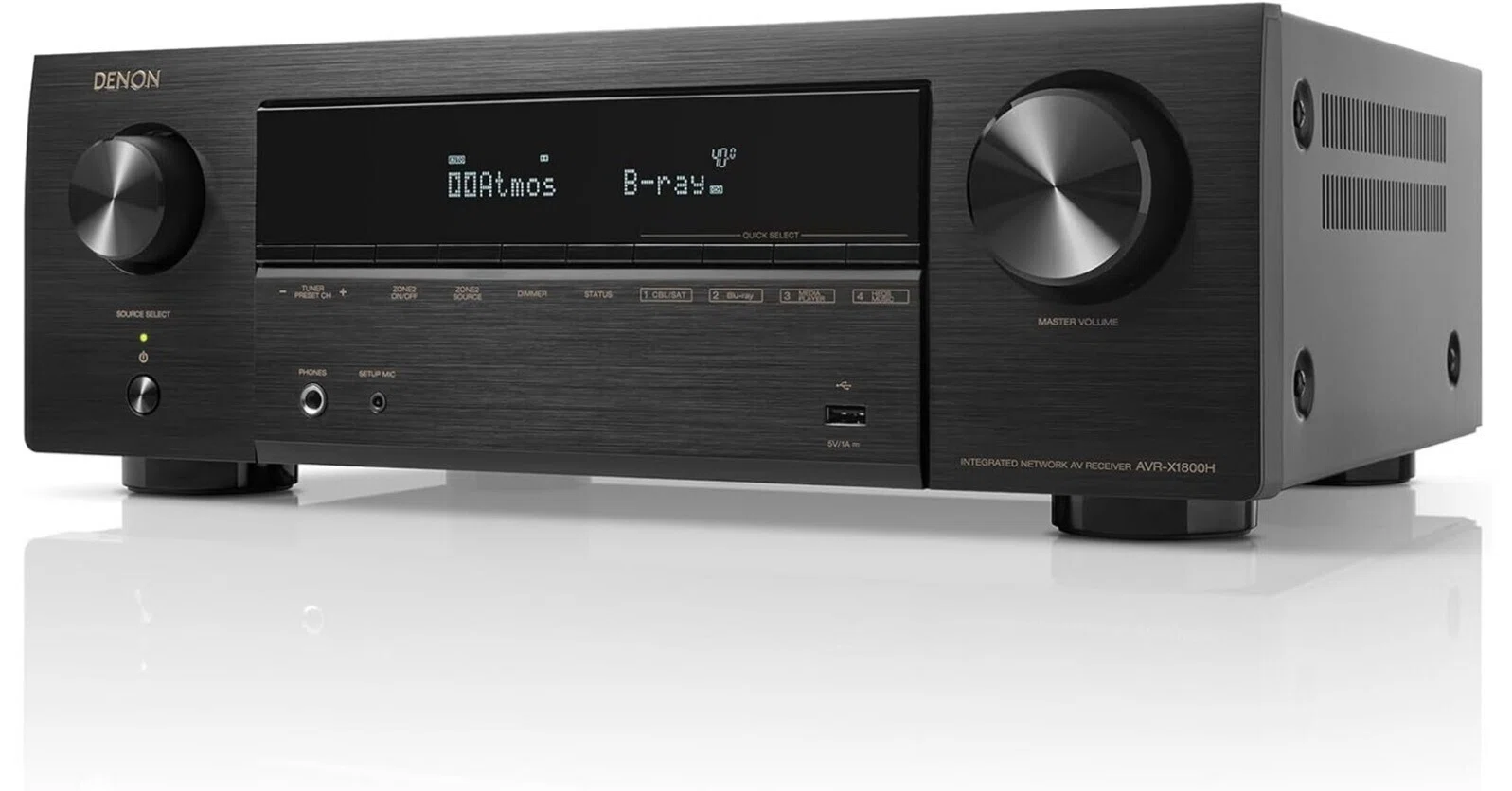 Denon AVR-X1800H 2ch HDR10 AVR-X1800HK テレビ レビュー比較まとめ