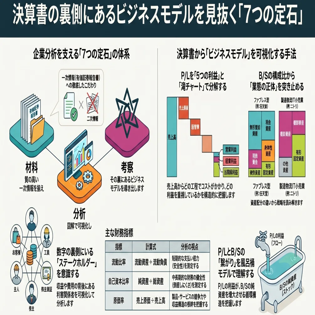 決算分析の地図 〜財務3表だけではつかめないビジネスモデルを視る技術