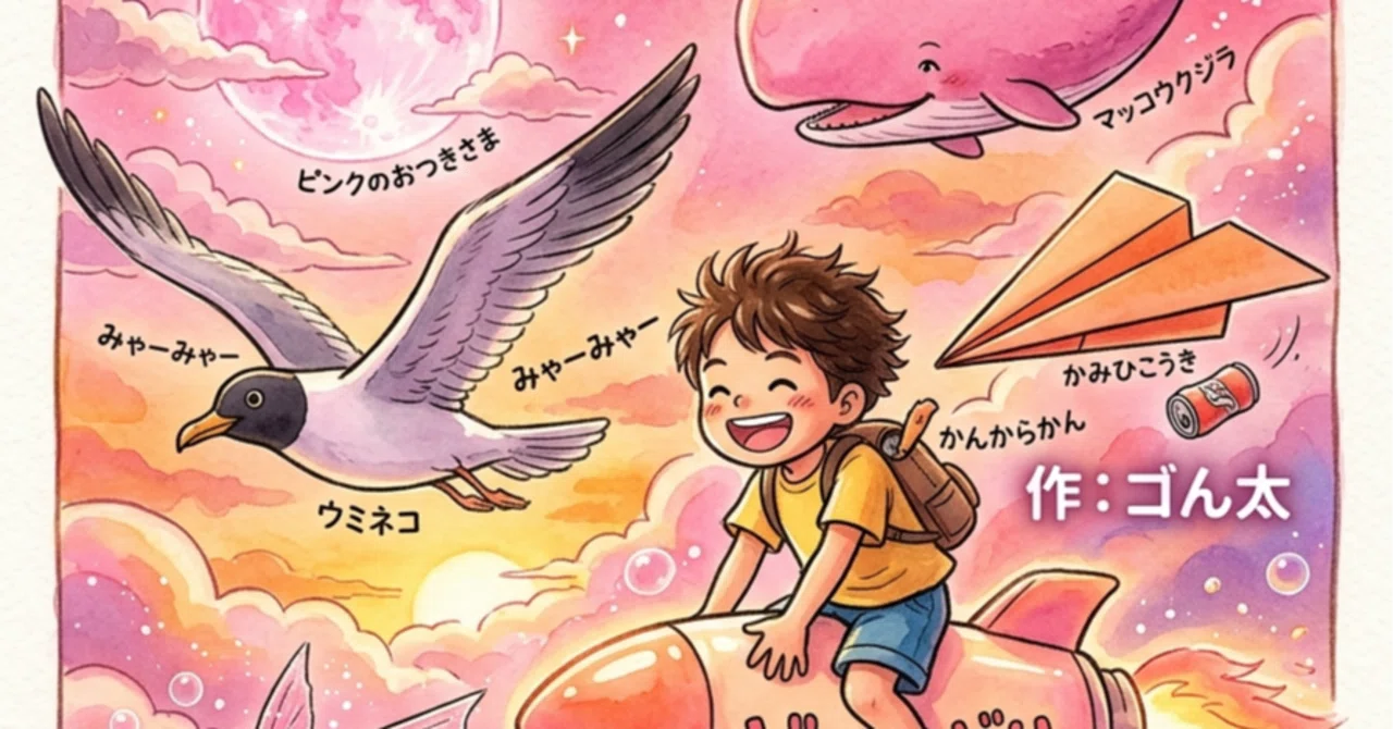 Pinking Sky（絵本ストーリー）｜ゴん太