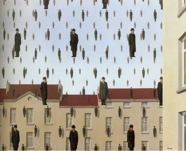 ルネ・マグリット　Magritte　ゴルコンダ　Golconda