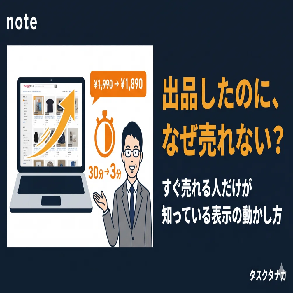 Yahoo!フリマで「すぐ売れる人」がやっていること｜出品後の動かし方で 