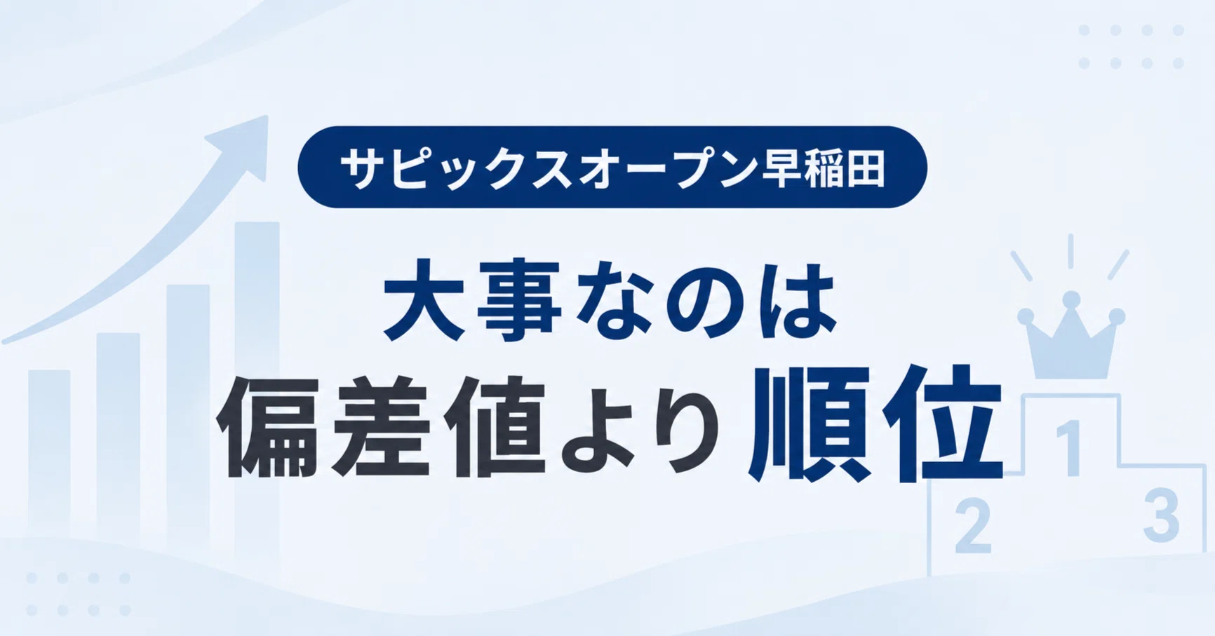 早稲田中学2024年 学校別サピックスオープン テスト9月+12月全部2回 学校別サピックスオープン（早稲田）2回分の結果 偏差値より「順位