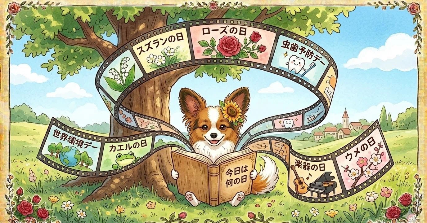 まいにちが記念日～パピヨンと一緒に学ぶ今日のこと～｜サマーカットの