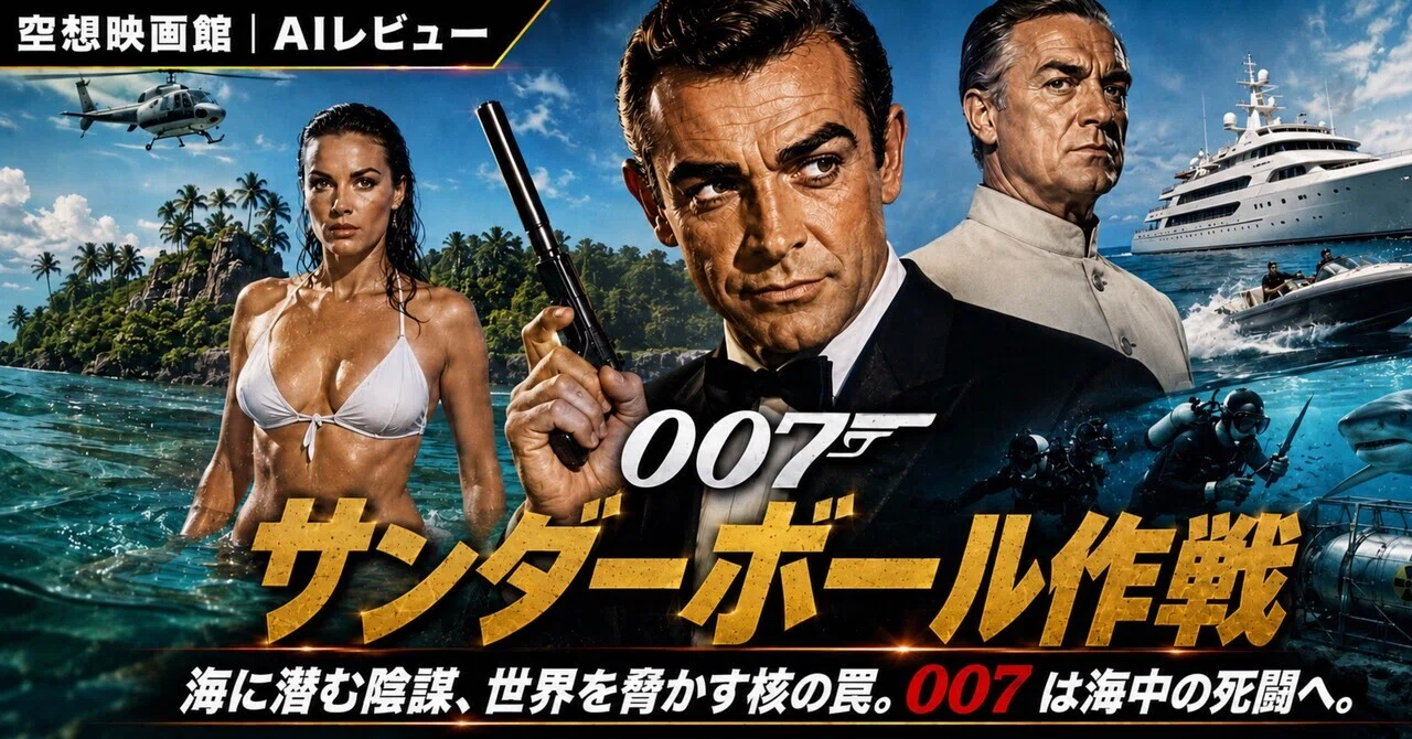 サンダーボール 空想映画館 AIレビュー 69 007 サンダーボール作戦 海