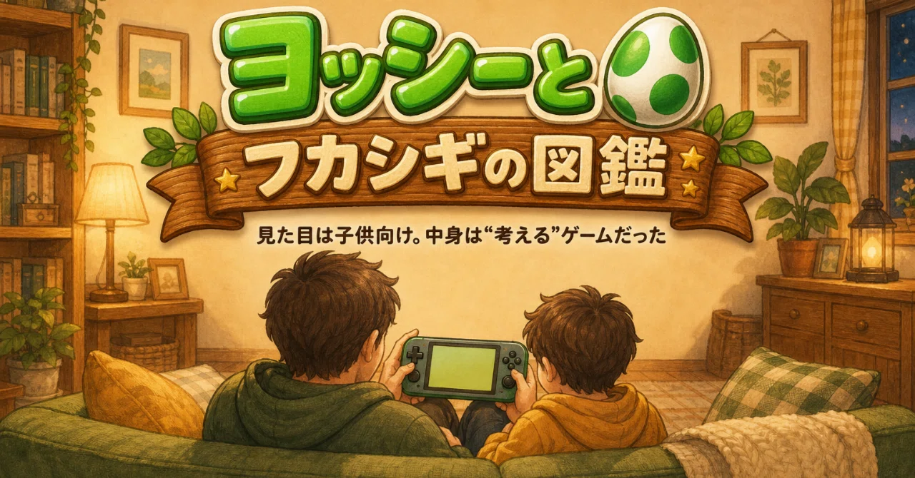 ナメてた。ヨッシー新作『フカシギの図鑑』は子供向けの皮を被った意欲