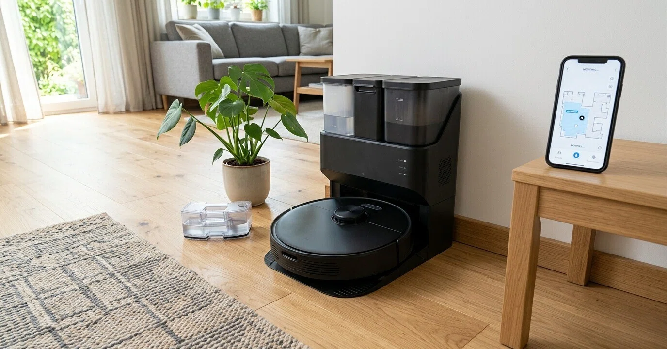 ロボット掃除機のAnker Eufy Robot Vacuum Omni E25は水拭き重視なら