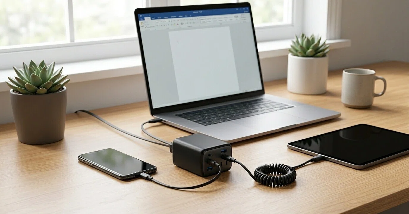 Anker Nano Charging Station 7-in-1は必要？巻取り式USB-Cケーブルと