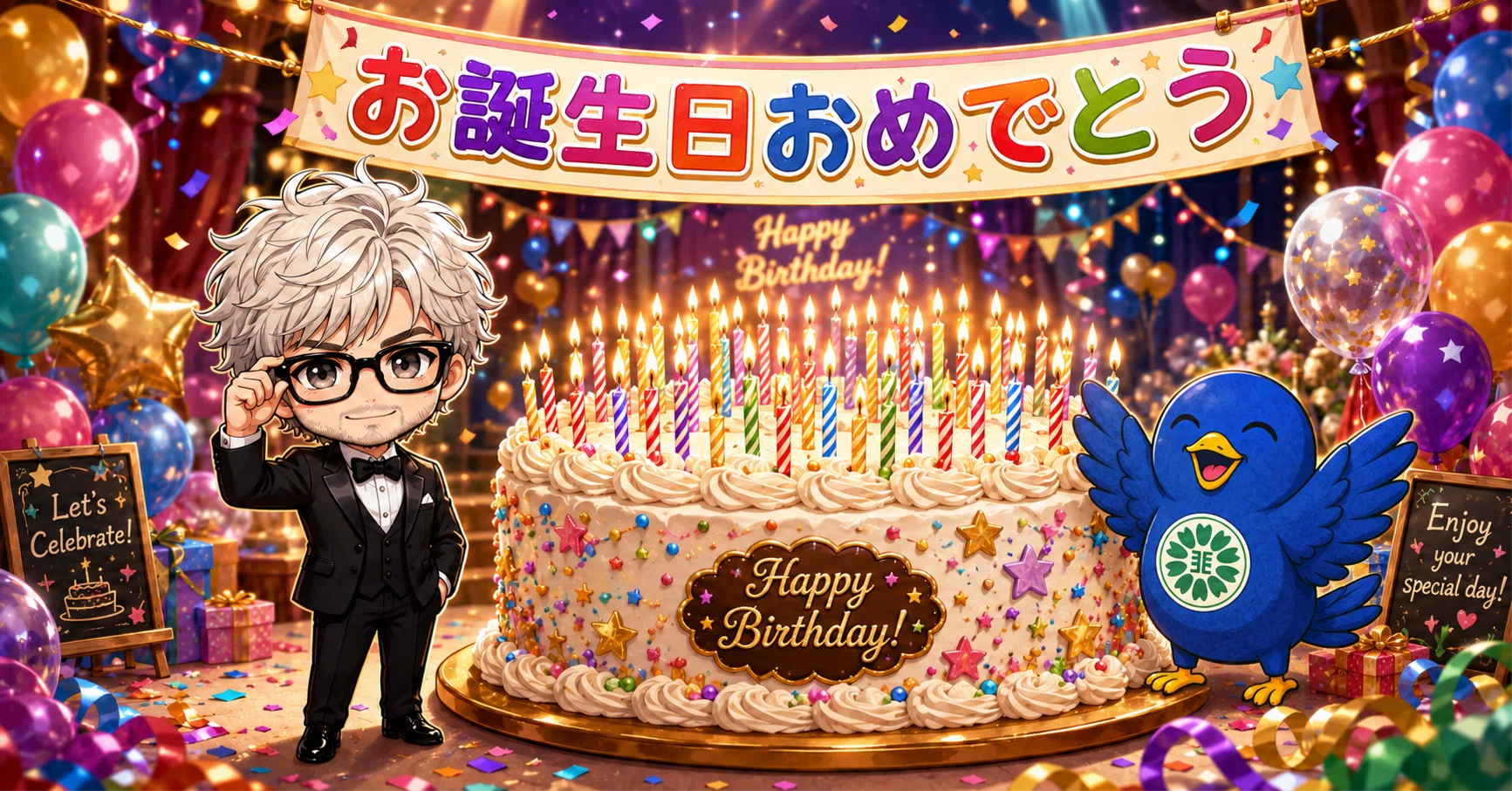 ヒトタラヲさん、お誕生日おめでとうございます！｜Takanashi（たかなし）