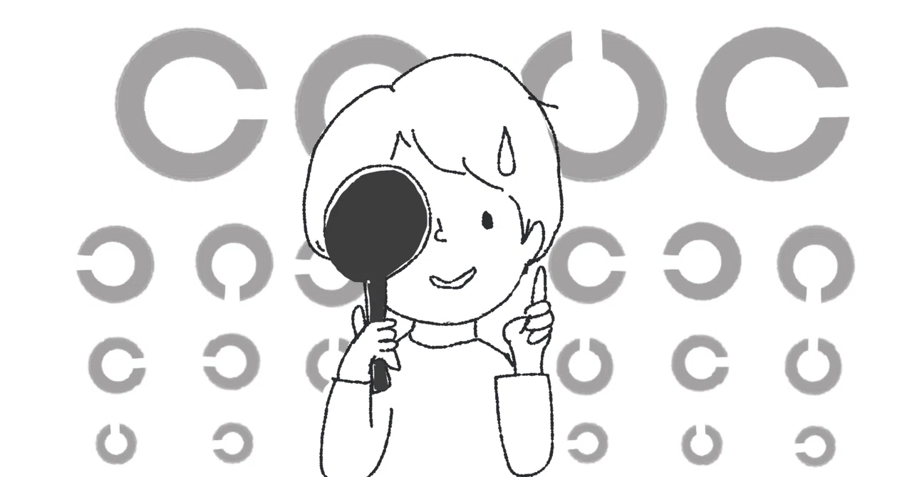 【眼科】集合体恐怖症でも点群視標なしで乱視の検査を受けられると希望をもてた話｜考えるアシノ(葦野) @緑内障疑いだけど海外いくぞ